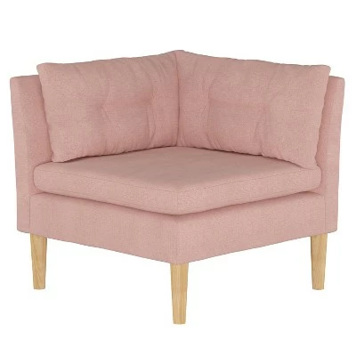 Corner Chair in Solids - Simply Shabby Chic® Linen Putty 3 Corner Chair in Solids - Simply Shabby Chic® Linen Putty