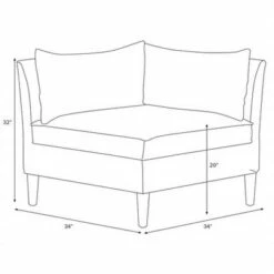 Corner Chair in Solids - Simply Shabby Chic® Linen Putty 15 Corner Chair in Solids - Simply Shabby Chic® Linen Putty -Living Room Chairs store unnamed file 3754