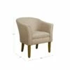 Modern Barrel Accent Chair - HomePop Teal -Living Room Chairs store unnamed file 376