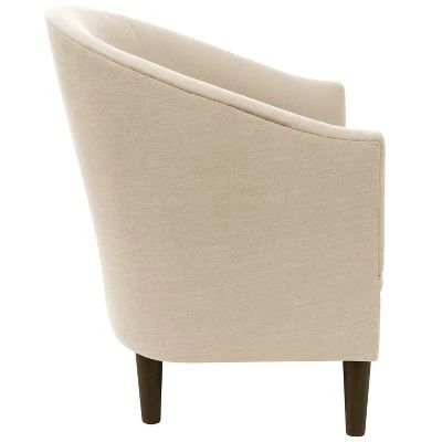 Upholstered Tub Chair - Skyline Furniture Neutral 4 Upholstered Tub Chair - Skyline Furniture Neutral - Image 2