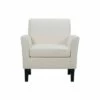 Set of 2 Marquee Flared Armchair - Handy Living Oatmeal Tan