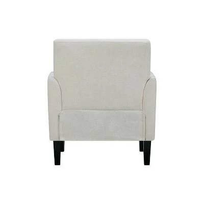 Set of 2 Marquee Flared Armchair - Handy Living Oatmeal Tan 4 Set of 2 Marquee Flared Armchair - Handy Living Oatmeal Tan - Image 2