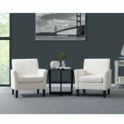 Set of 2 Marquee Flared Armchair - Handy Living Oatmeal Tan 11 Set of 2 Marquee Flared Armchair - Handy Living Oatmeal Tan -Living Room Chairs store unnamed file 3880