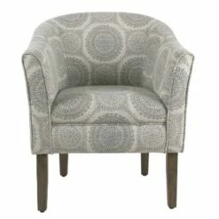 Modern Barrel Accent Chair - HomePop Teal -Living Room Chairs store unnamed file 389