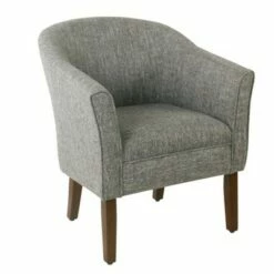 Modern Barrel Accent Chair - HomePop Teal -Living Room Chairs store unnamed file 394