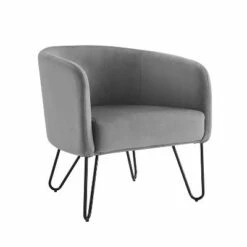 Parkway Velvet Accent Chair - Crosley Gray 15 Parkway Velvet Accent Chair - Crosley Gray -Living Room Chairs store unnamed file 3946