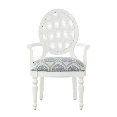 Adley Rattan Accent Chair White - Powell Company 4 Adley Rattan Accent Chair White - Powell Company - Image 2