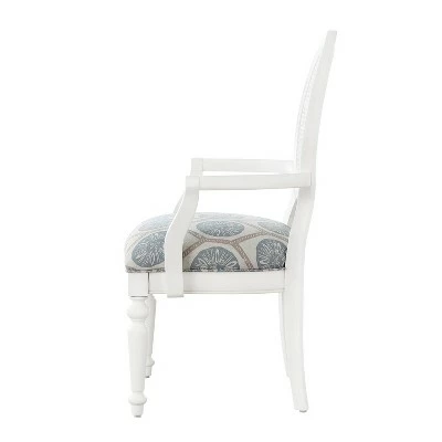 Adley Rattan Accent Chair White - Powell Company 5 Adley Rattan Accent Chair White - Powell Company - Image 3