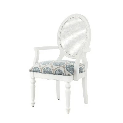 Adley Rattan Accent Chair White - Powell Company 7 Adley Rattan Accent Chair White - Powell Company - Image 5