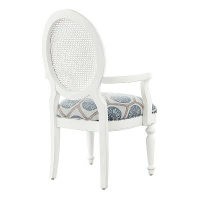 Adley Rattan Accent Chair White - Powell Company 8 Adley Rattan Accent Chair White - Powell Company - Image 6