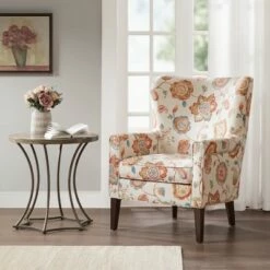 Madison Park Donner Accent Chair Cream