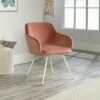 Anda Norr Occasional Chair Salmon Pink - Sauder -Living Room Chairs store unnamed file 4007