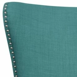 Karson High Back Upholstered Chair Teal - Picket House Furnishings -Living Room Chairs store unnamed file 4016