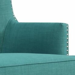 Karson High Back Upholstered Chair Teal - Picket House Furnishings -Living Room Chairs store unnamed file 4018