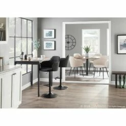 Boyne Industrial Chair - LumiSource Gray -Living Room Chairs store unnamed file 402