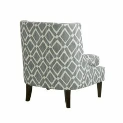 Madison Park Miri Swoop Armchair Gray -Living Room Chairs store unnamed file 4030