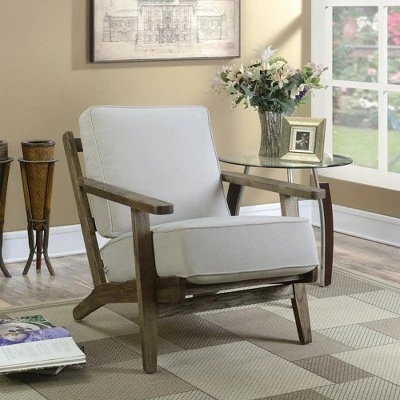 Mercer Accent Chair with Antique Legs Taupe Brown - Picket House Furnishings 5 Mercer Accent Chair with Antique Legs Taupe Brown - Picket House Furnishings - Image 3