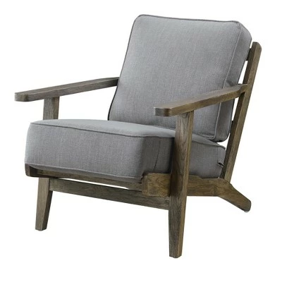 Mercer Accent Chair with Antique Legs Charcoal Brown - Picket House Furnishings 3 Mercer Accent Chair with Antique Legs Charcoal Brown - Picket House Furnishings