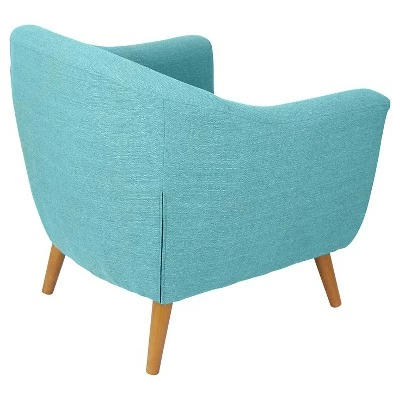 LumiSource Rockwell Accent Chair - Teal 5 LumiSource Rockwell Accent Chair - Teal - Image 3
