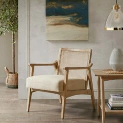 Ink+Ivy Kelly Accent Chair Light Brown