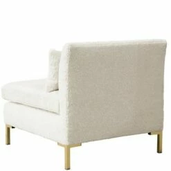 Armless chair in Sheepskin Natural Cream - Skyline Furniture -Living Room Chairs store unnamed file 4091
