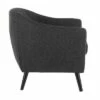 Rockwell Mid-Century Modern Accent Chair Black - LumiSource -Living Room Chairs store unnamed file 4094