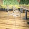 Flash Furniture Nesting Series Transparent Stacking Side Chair