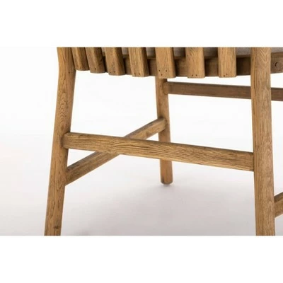 Burham Home Designs Alexandra Armchair Natural Linen - Boraam 10 Burham Home Designs Alexandra Armchair Natural Linen - Boraam - Image 8