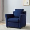 Cabico Upholstered Accent Chair Royal Blue - miBasics