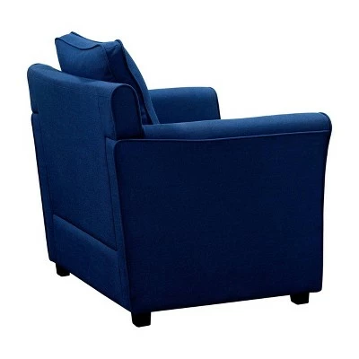 Cabico Upholstered Accent Chair Royal Blue - miBasics 5 Cabico Upholstered Accent Chair Royal Blue - miBasics - Image 3