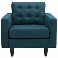 Empress Upholstered Armchair Azure - Modway