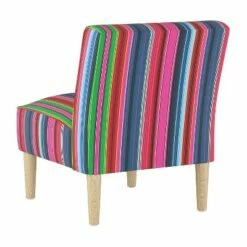 Armless Chair in Serape Stripe Bright - Skyline Furniture -Living Room Chairs store unnamed file 4179