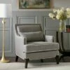 Madison Park Collin Armchair Gray/Black