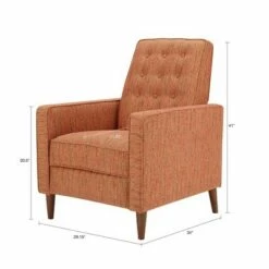 Madison Park Kane Push Back Recliner - Red -Living Room Chairs store unnamed file 4249