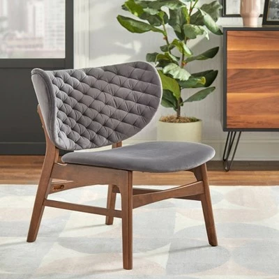 Sense Lounge Chair Gray - Lifestorey 3 Sense Lounge Chair Gray - Lifestorey