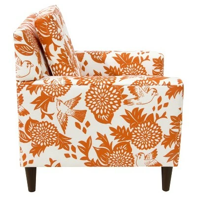 Brindel Armchair - Garden Bird Orange - Skyline Furniture 4 Brindel Armchair - Garden Bird Orange - Skyline Furniture - Image 2