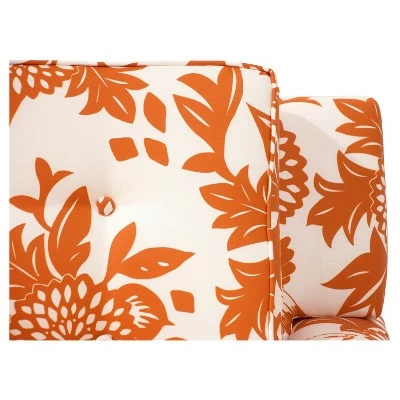 Brindel Armchair - Garden Bird Orange - Skyline Furniture 7 Brindel Armchair - Garden Bird Orange - Skyline Furniture - Image 5