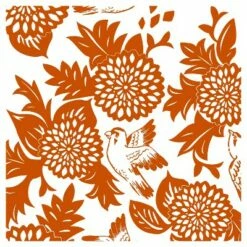 Brindel Armchair - Garden Bird Orange - Skyline Furniture 14 Brindel Armchair - Garden Bird Orange - Skyline Furniture -Living Room Chairs store unnamed file 4303