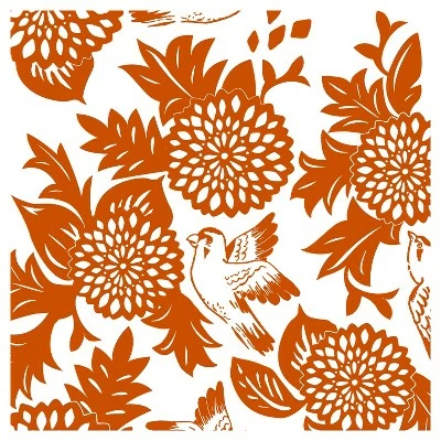 Brindel Armchair - Garden Bird Orange - Skyline Furniture 8 Brindel Armchair - Garden Bird Orange - Skyline Furniture - Image 6