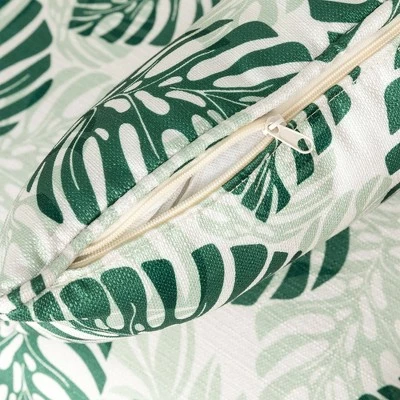 Accent Armchair with Walnut Ruberwood Frame Green/Fabric Pattern - Glitzhome 8 Accent Armchair with Walnut Ruberwood Frame Green/Fabric Pattern - Glitzhome - Image 6