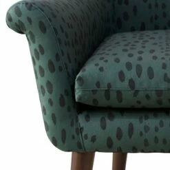 Modern Armchair in Linen Leopard Emerald Green - Skyline Furniture 11 Modern Armchair in Linen Leopard Emerald Green - Skyline Furniture -Living Room Chairs store unnamed file 4324