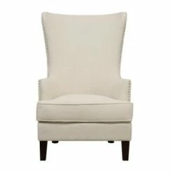 Living Room Chairs store 15 Karson High Back Upholstered Chair Natural - Picket House Furnishings