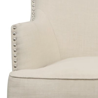 Karson High Back Upholstered Chair Natural - Picket House Furnishings 7 Karson High Back Upholstered Chair Natural - Picket House Furnishings - Image 5