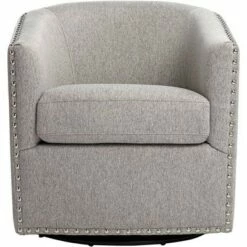 Studio 55D Fullerton II Light Gray Swivel Accent Chair 14 Studio 55D Fullerton II Light Gray Swivel Accent Chair -Living Room Chairs store unnamed file 4437