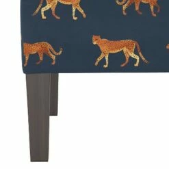 Swoop Armchair Cheetah Walk Navy - Skyline Furniture -Living Room Chairs store unnamed file 4442