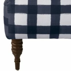 Elsa Armchair Blue Plaid - Skyline Furniture -Living Room Chairs store unnamed file 4458