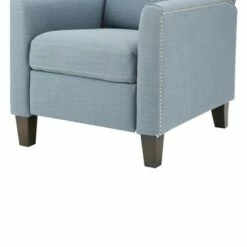 Madison Park Kirkland Push Back Recliner - Blue -Living Room Chairs store unnamed file 4513