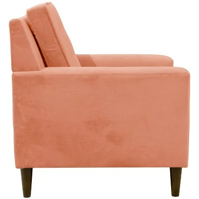 Henry Armchair Velvet Papaya - Skyline Furniture 4 Henry Armchair Velvet Papaya - Skyline Furniture - Image 2