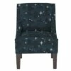 Swoop Armchair Starlit Blue - Skyline Furniture