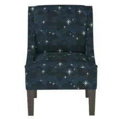 Swoop Armchair Starlit Blue - Skyline Furniture